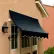 Awntech Charleston Window/Entry Awning 6-3/8'W x 2-9/16'H x 2'D Black