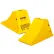Checkers™ All-Terrain Heavy Duty Wheel Chock with Rubber Pad, Polyethylene, 15"L x 8"W x 8"H