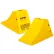 Checkers™ All-Terrain HD Wheel Chock w/ Cored Bottom, Polyethylene, 20-1/2"L x 11"W x 11-1/2"H