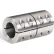 1-Piece Industry Standard Clamping Coupling, 1" x 1/2", Stainless Steel