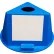 Inventory Control Cone W/ Magnets & Dry Erase Decals, Blue