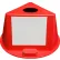Inventory Control Cone W/ Magnets & Dry Erase Decals, Red