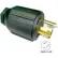 Conntek 60307, 20-Amp Locking Assembly Plug with NEMA L5-20P Male End, 2 Pole- 3 Wire