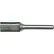 Cle-Line 1846 SB-5 1/2 x 1/4 Standard Cut Cylindrical Bur w/ End Cut