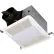 Canarm® Bath Exhaust Fan Lo-Sone with LED Light, 80 CFM, 1 Sones, 120V
