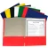 C-Line Products Recycled Two-Pocket Paper Portfolios, Assorted Color - 100/Set