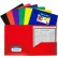 C-Line Products Two-Pocket Heavyweight Poly Portfolio Folder, Assorted Colors - 36 Folders/Set