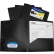 C-Line Products Two-Pocket Heavyweight Poly Portfolio Folder, Black, 25 Folders/Set