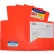 C-Line Products Two-Pocket Heavyweight Poly Portfolio Folder, Orange, 25 Folders/Set
