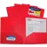 C-Line Products Two-Pocket Heavyweight Poly Portfolio Folder, Red, 25 Folders/Set
