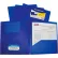 C-Line Products Two-Pocket Heavyweight Poly Portfolio Folder, Blue, 25 Folders/Set