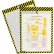 C-Line® Shop Ticket Holder, Vinyl with Yellow/Black Stripes, 25/Box