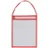 C-Line Products® Shop Ticket Holder with Strap, Red, 10-11/16" x 11-3/4", Pack of 25