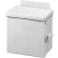 Hoffman A24R2410HCR, Hinged Cover, Medium, Type 3R, 24.00X24.00X10.00, Galvanized/Paint