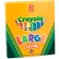 Crayola® Large Crayons, Nontoxic, Assorted, 8/Box