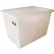 Dandux FDA Plastic Bulk Container, Smooth Wall, 6 Bushel, 32"L x 22"W x 21-1/4"H, 500 lb. Cap
