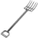 SANI-LAV® 2071SR Super Reinforced Stainless Steel Fork
