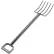 SANI-LAV® 2071 Stainless Steel Fork
