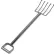 SANI-LAV® 2076 Stainless Steel Cheese Fork