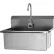 Sani-Lav® 531A-0.5 Wall Mount Scrub Sink With AC Powered Sensor, Low-Flow 0.5 GPM