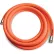 Sani-Lav® H253 Wash Down Hose, 3/4" MGHT Swivel x FGHT, Stainless Steel, Safety Orange - 25'