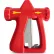 Sani-Lav® Ergonomic Hot Water Spray Nozzle with 3/4" GHT Inlet, Red