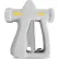 Sani-Lav® Ergonomic Hot Water Spray Nozzle with 3/4" GHT Inlet, White