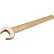 C.S. Unitec EX205-055UA Single Open Ended Wrench, Aluminum Bronze, 11/16"