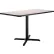 Interion® Breakroom Table, 48"L x 30"W x 29"H, Gray