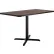 Interion® Breakroom Table, 48"L x 30"W x 29"H, Charcoal
