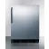 Summit Freestanding Counter Height Refrigerator Freezer w/ Curved Handle, 5.1 Cu. Ft. Cap., Black