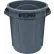 Global Industrial™ Plastic Round Trash Can, 10 Gallon, Gray