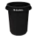 Global Industrial™ Plastic Round Trash Can, 55 Gallon, Black