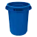 Global Industrial™ Plastic Round Trash Can, 55 Gallon, Blue
