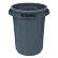 Global Industrial™ Plastic Round Trash Can, 55 Gallon, Gray