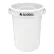 Global Industrial™ Plastic Round Trash Can, 55 Gallon, White