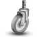 Colson 4" Caster with Square Swivel Stem, 2-1/16"H Stem, 300 Lb. Capacity