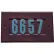Manchester Address Plate w/3" Gold Brass Numbers in Antique Copper