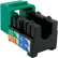 Vertical Cable 352-V2715/GR Cat 6 V-Max U-Style Keystone Jack - Green