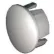 Internal Cap Fittings, 1"Dia., Furniture Grade Pvc, White - Pkg Qty 25