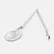 Daylight Omega LED Magnifier Lamp, 7" Dia. Lens, White
