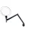 Daylight Aura on Arm™ LED Ring Lamp, 23W, Black