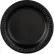 Dart® Quiet Classic Laminated Foam Dinnerware Plates, 9" Dia., Black, 125/Pack, 4 Packs/Carton