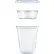 Dart® PET Cups w/ Single Compartment Insert, 12 oz, Clear, Pack of 500