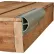 Dock Edge Heavy "P" Profile, 24 ft. (3x8' lengths), Grey - DE1202F