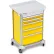 Detecto® MobileCare Keyed Lock Cart, 27"W x 27"D x 39"H, Yellow