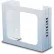Detecto® Double Glove Box Holder, White Powder Coated Steel, 10"H x 12"W x 4"D