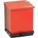 Detecto® Red Baked Epoxy Steel Step-On Can, 16 Quart