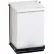 Detecto® White Baked Epoxy Steel Step-On Can, 24 Quart
