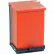 Detecto® Red Baked Epoxy Steel Step-On Can, 24 Quart